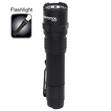 BAYCO 320 Lumen Mini-Tac Usb Recharge Flashlight USB-320